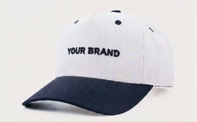 Two-Tone Embroidered Caps